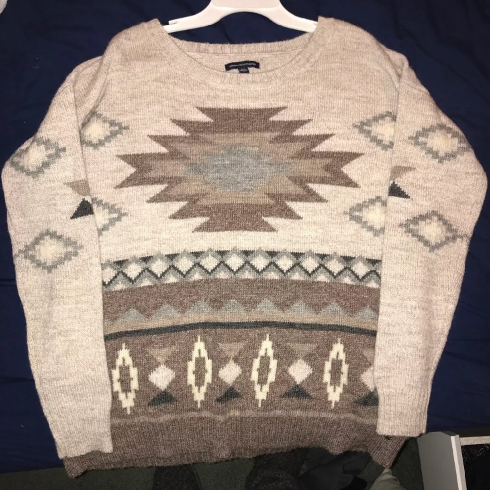 American eagle tribal sweater